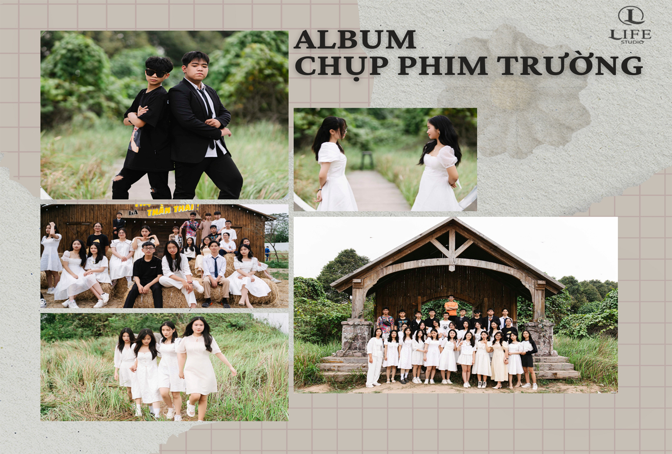 ALBUM CHỤP ẢNH KỶ YẾU Ở PHIM TRƯỜNG)