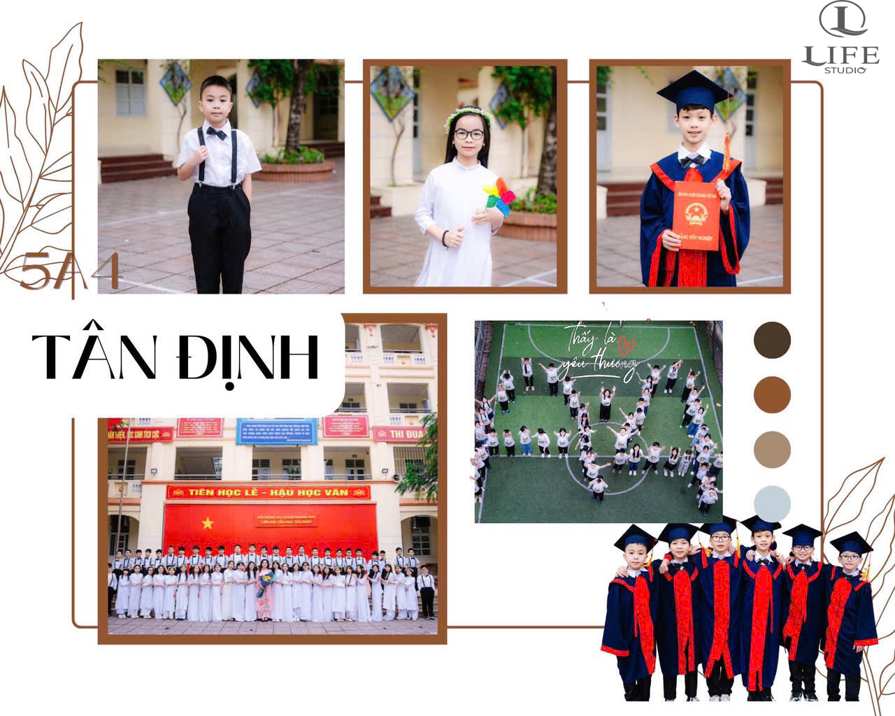 ALBUM CHỤP ẢNH KỶ YẾU TIỂU HỌC - TÂN ĐỊNH)